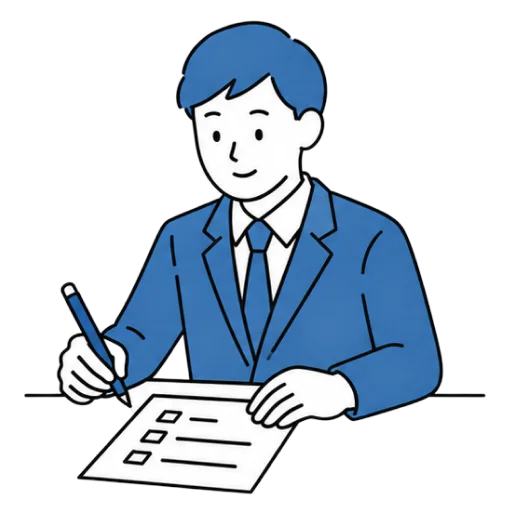 育成就労計画の作成を表すイラスト