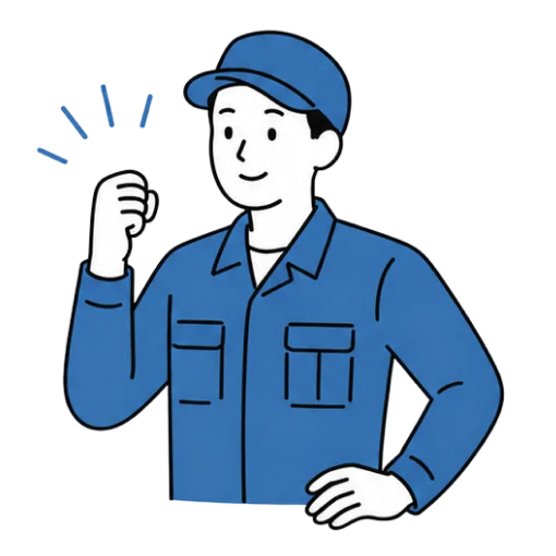 外国人材が働き続けたい職場づくりを表すイラスト