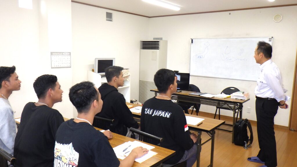 2024.7.12ガイダンス・インドネシア実習生5名